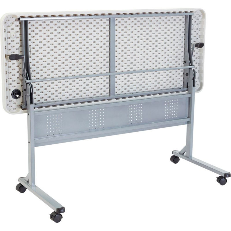 Table pliante portative en plastique, H 29,50 po x l 60 po x P 24 po