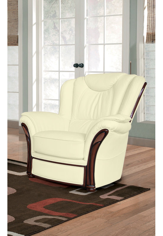 Higbee 97cm Wide Standard Recliner, Beige
