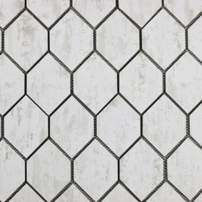 Tuscan Design 4" x 5" Glass Honeycomb Mosaic Wall Tile