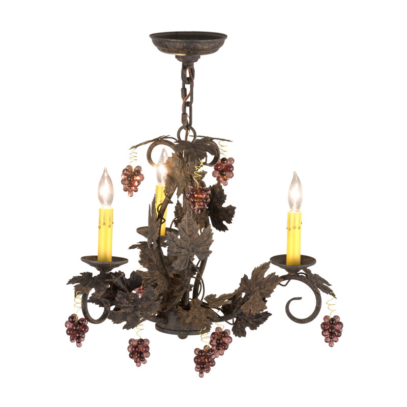 Style bougie classique/traditionnel 3 lumières lustre