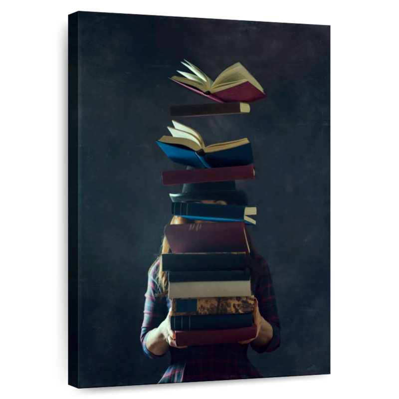 Senne Girl Reading, 24" H x 16" W