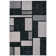 Arnaldur Geometric Black/Gray/White Area Rug