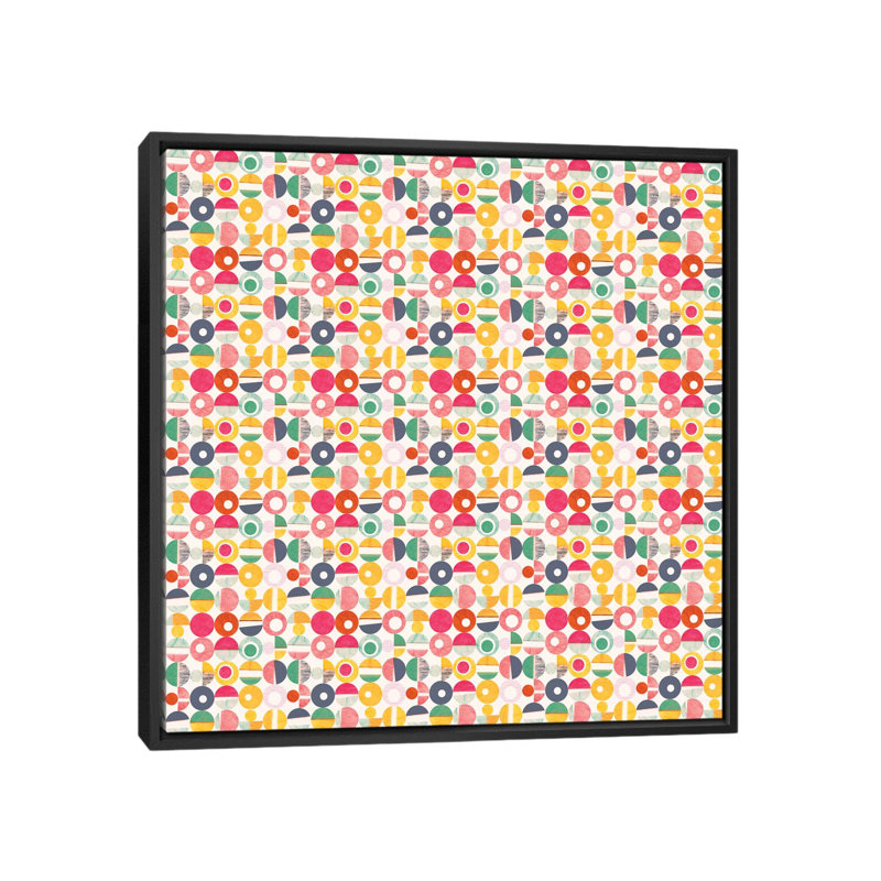 « paper decoupes », impression sur toile, H 26 po x l 26 po x P 1,5 po, Toile avec cadre noir, Pas de tapis