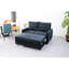 Living Room With Adjustable In Navy And Spacious Storage Modern Charging Port & Practical Compartment