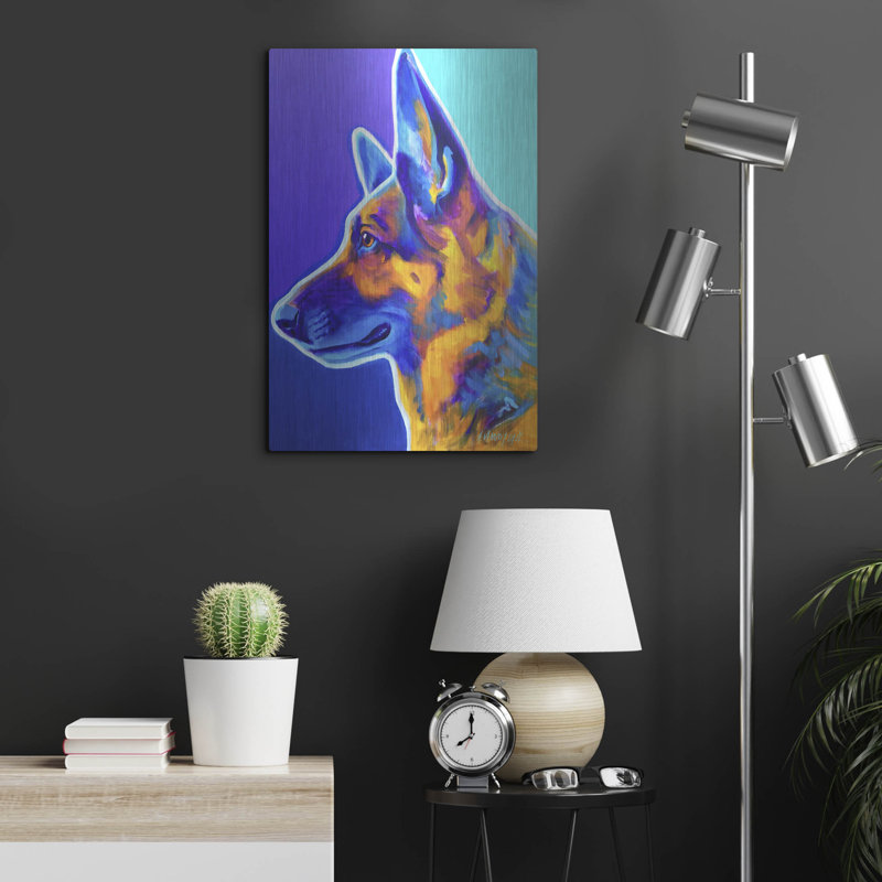 "Gsd - Schatze" par Dawg Painter, H 24 po x l 16 po