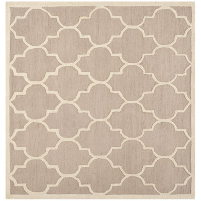 Cannen Hand Tufted Wool Trellis Rug