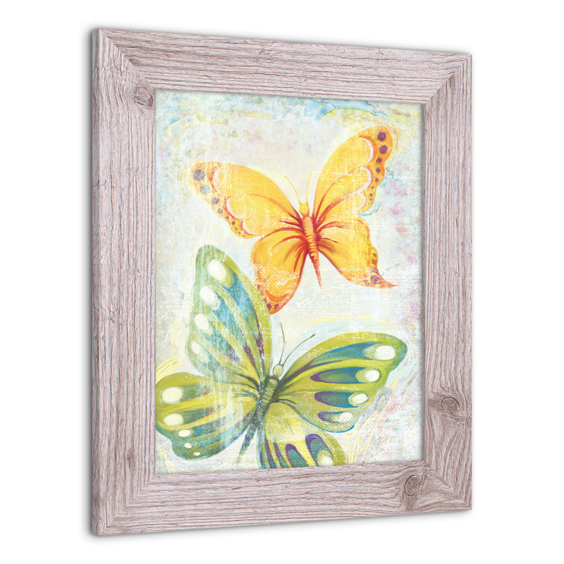 «Paint Butterflies», reproduction encadrée, H 14 po x l 11 po x P 0,75 po