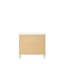 Table de chevet blanche avec beaucoup de rangement et un look moderne