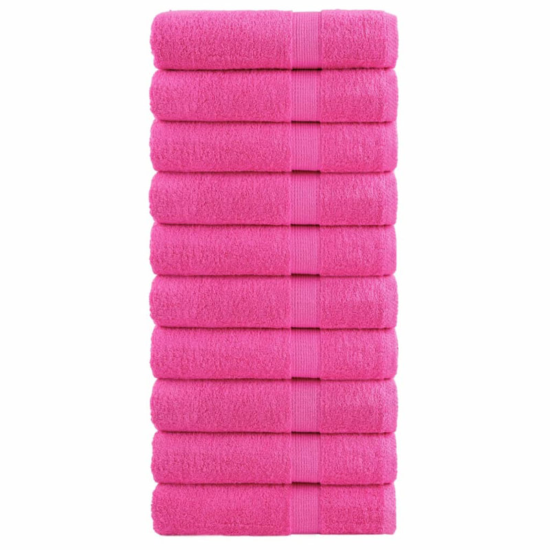 Nerte 100% Cotton Hand Towel, Antique Pink/Pink, 100cm L x 50cm W