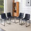 Ensemble de 4 chaises classiques en cuir de polyuréthane, un siège élégant parfait-784989750
