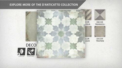 Merola Tile DAnticatto Décor Savona 9 x 9 Porcelain Patterned Wall & Floor  Tile & Reviews