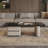 Rectangular tempered glass coffee table-105548085