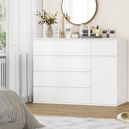 Commode combinée 5 tiroirs Kardos