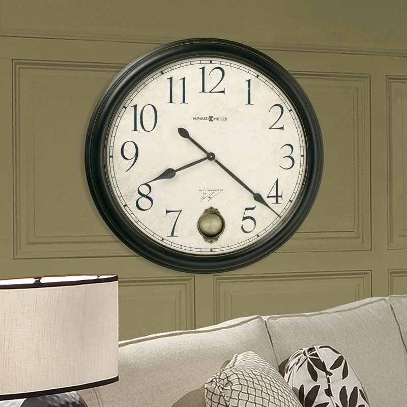 Glenwood Aluminum Pendulum Wall Clock