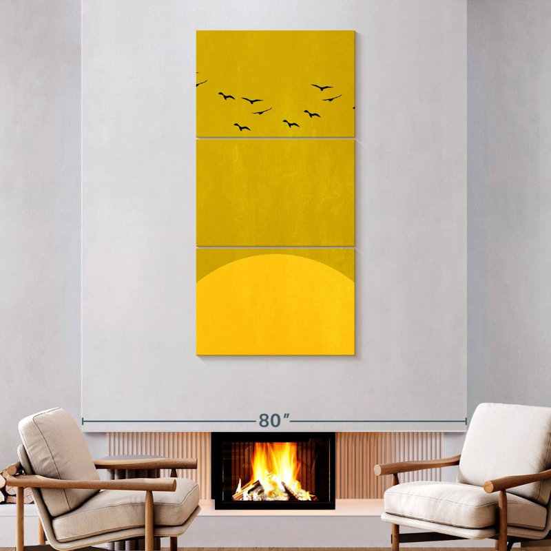Danse du soleil, H 75 po x l 36 po