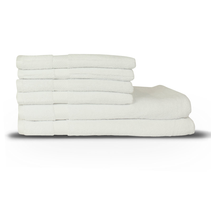 100% Cotton Plush Mulit-Size Set, White
