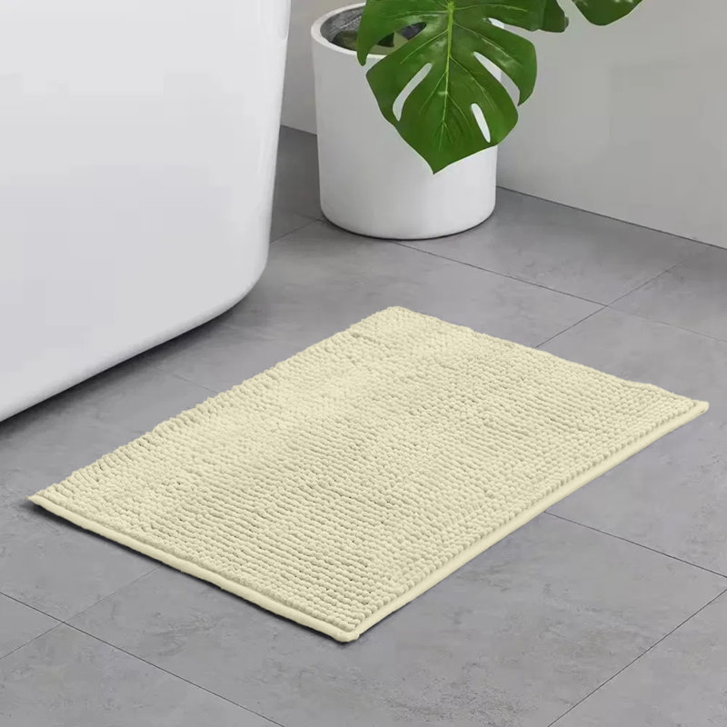 Taigen Non-Slip Indoor Door Mat, Cream, 40x60cm