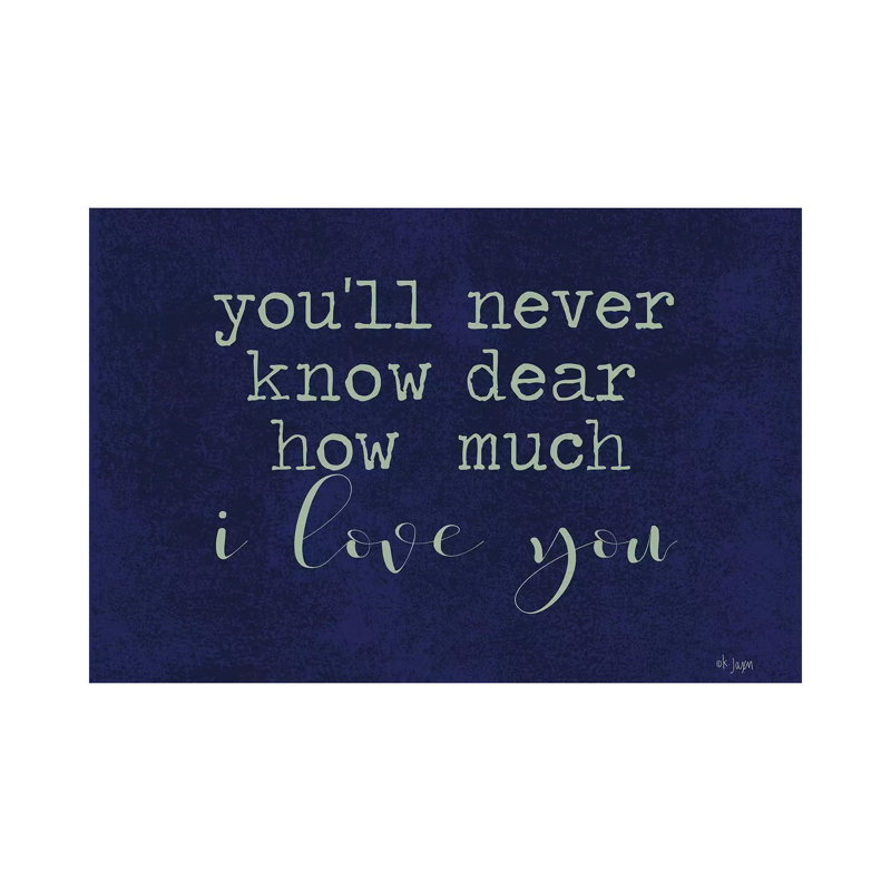 You'll Never Know by Jaxn Blvd. - Wrapped Canvas Gallery-Wrapped Canvas Giclée, 20.32cm H x 30.48cm W