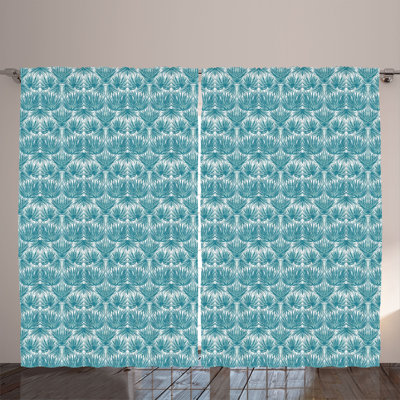 Semi Sheer Curtain Pair