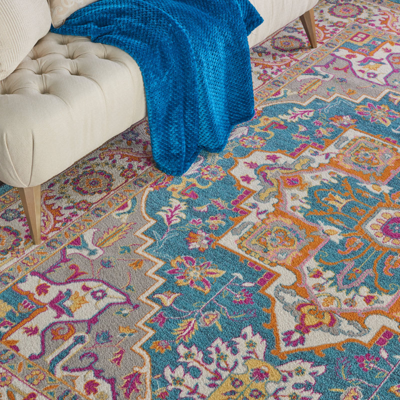 Verda Oriental Indoor Rug, Round 5'3"