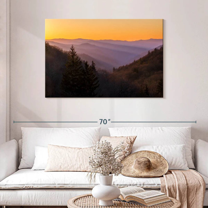 Alvord Sunrise In The Smokies, H 30 po x l 45 po