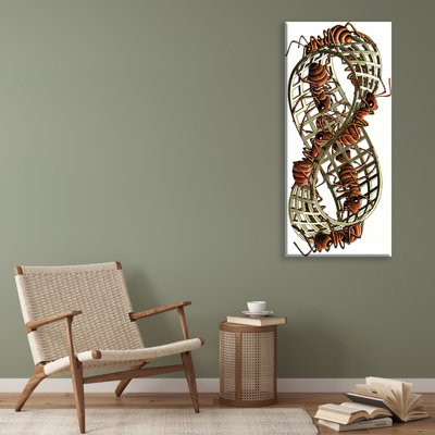 Mobius Band by M.C.Escher Gallery Wrapped Canvas