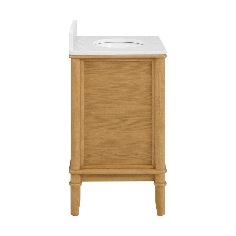 Meuble-lavabo Juliette, Chêne naturel rehaussé, H 34 po x l 24 po x P 20 po