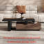 Table basse extensible de style médiéval