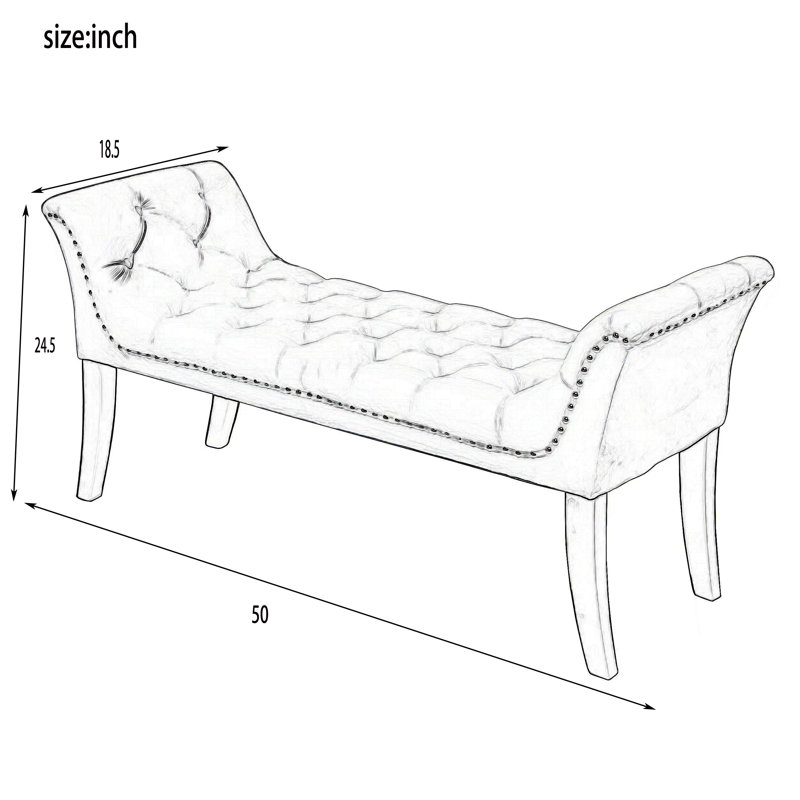 Banc de rangement Jaynae