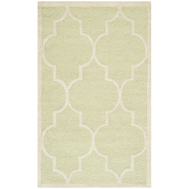 Tapis en laine touffeté à la main Cannen, Rectangle 2 pi 6 po x 4 pi