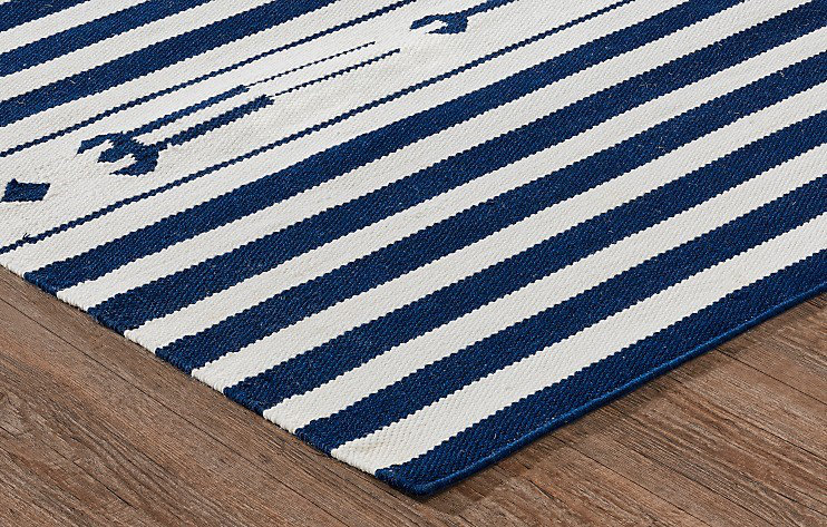 Kyree - Navy, Rectangle 10' x 13'