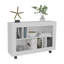 Console console, 5 tablettes, 4 roulettes-128964637