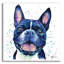 Art mural en verre Red Barrel Studio «Rainbow Dogs Boston Terrier» par Lindsay Kivi-114284391