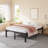 Agulla 16" High Metal Bed Frame with Sturdy Wood Slats, No Box Spring Needed, Easy Assembly-1581559042