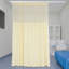 Panneau de rideau semi-transparent en polyester Tyshiana