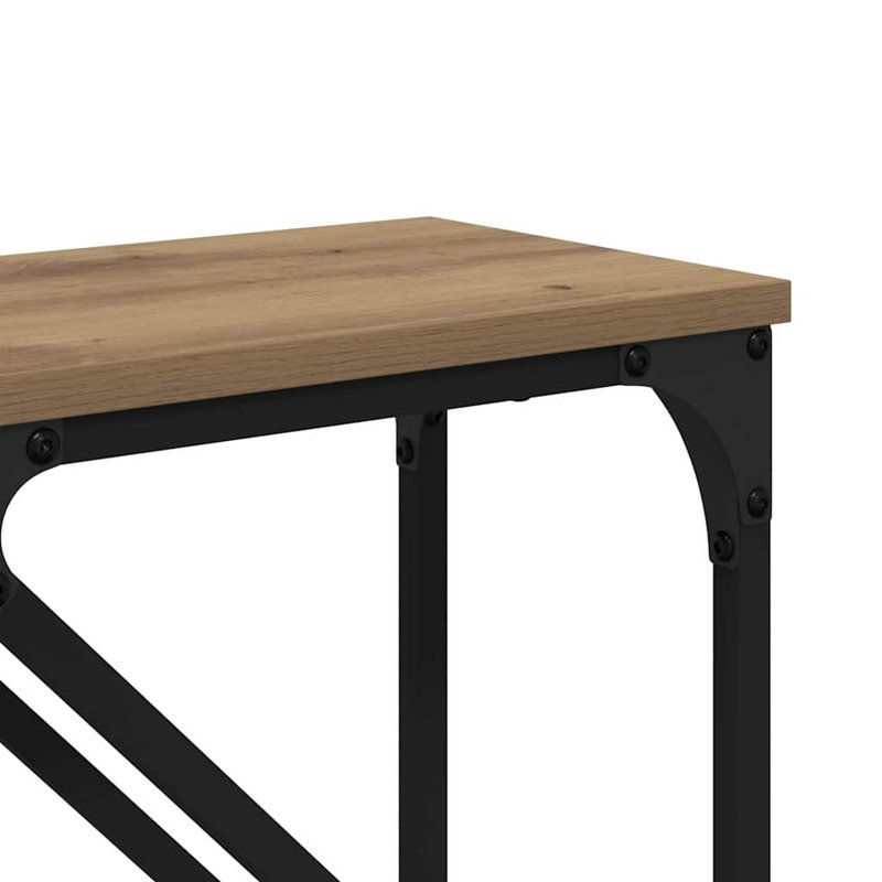 100cm Console Table, Artisan Oak