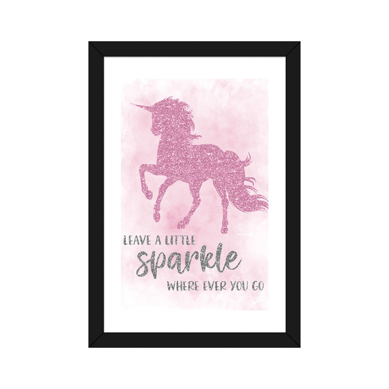 Art sparkle, H 24 po x l 16 po x P 1 po, Papier avec cadre noir