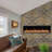Litedeer Latitude 65" Smart Ultra-linear Electric Fireplace (ZEF65XC) | Ultra-Slim Linear Wall Fireplace with WiFi App, Multi-Color Flame, Driftwood Logs ,Crushed Ice Rock Media & 1500W Heater-207268499