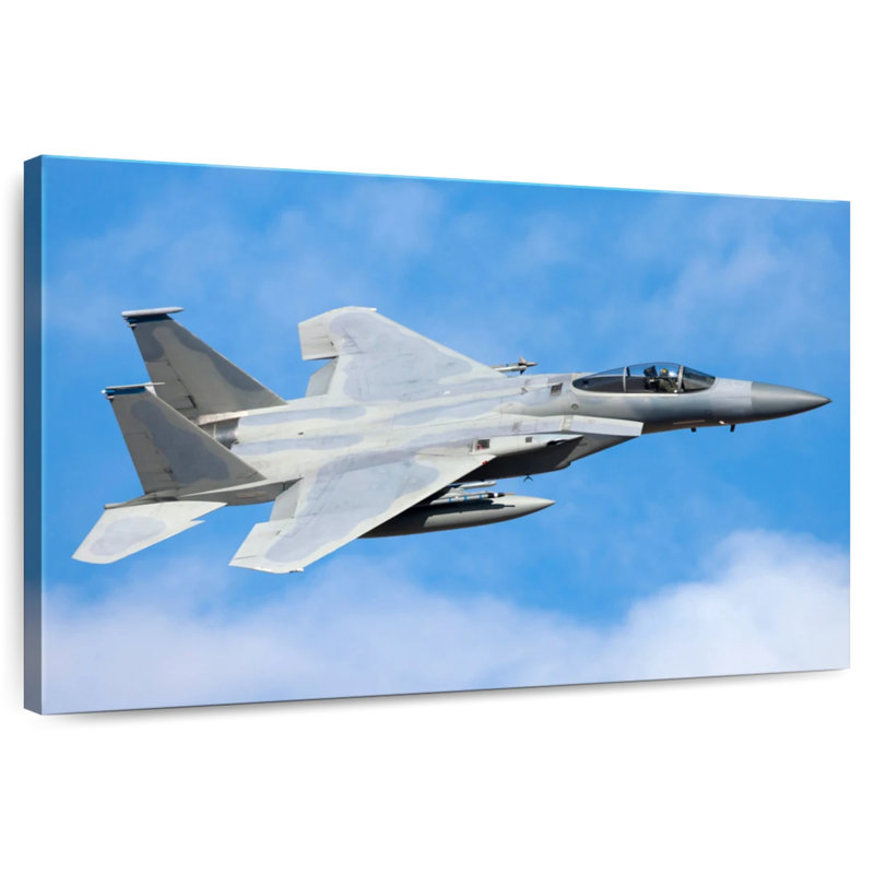 Avion militaire Mait F-15, H 20 po x l 30 po