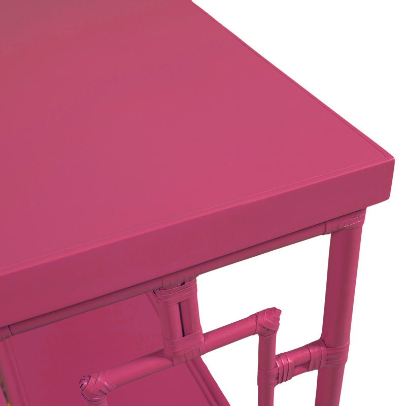 Sobe 60'' W Console Table, Hot Pink