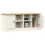 Brionna 4 Pair Shoe Storage Bench 106 x 35 x 45 cm Solid Wood Pine-2024036744