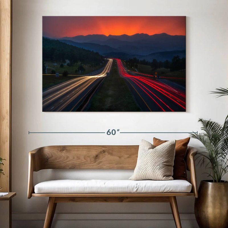 Mehar Sunset Rush Hour, 34" H x 51" W