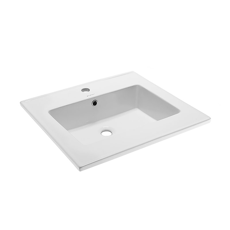 Plateau de meuble-lavabo simple 25 po Voltaire, Simple