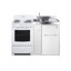 Summit Appliance All-In-One Combo Kitchens 3.2 Cubic Feet Kitchenette Mini Fridge with Freezer