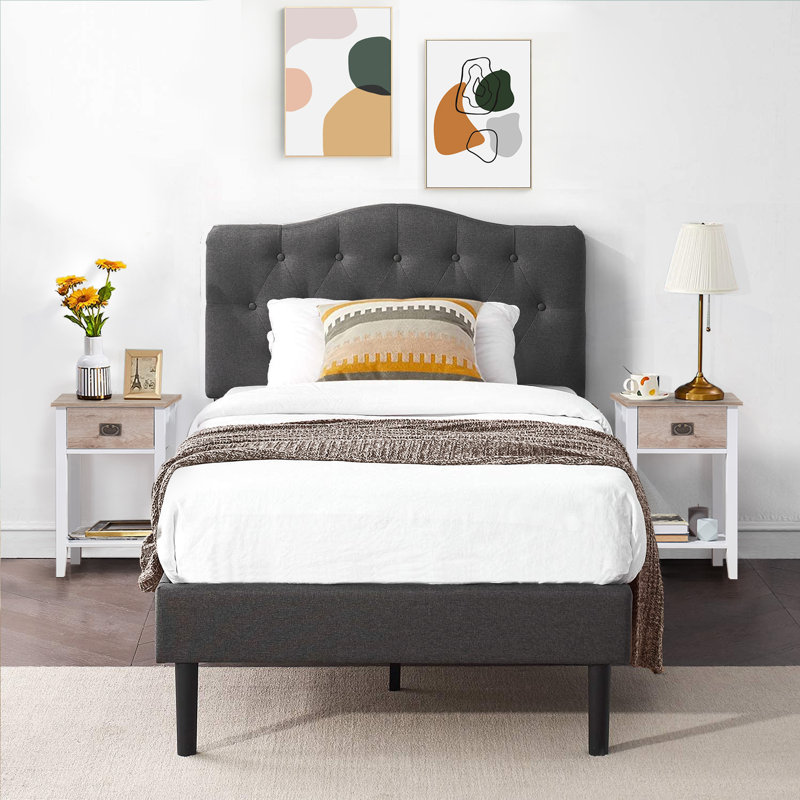 Ensemble de chambre à coucher Miramontes, Blanc/chêne, Simple