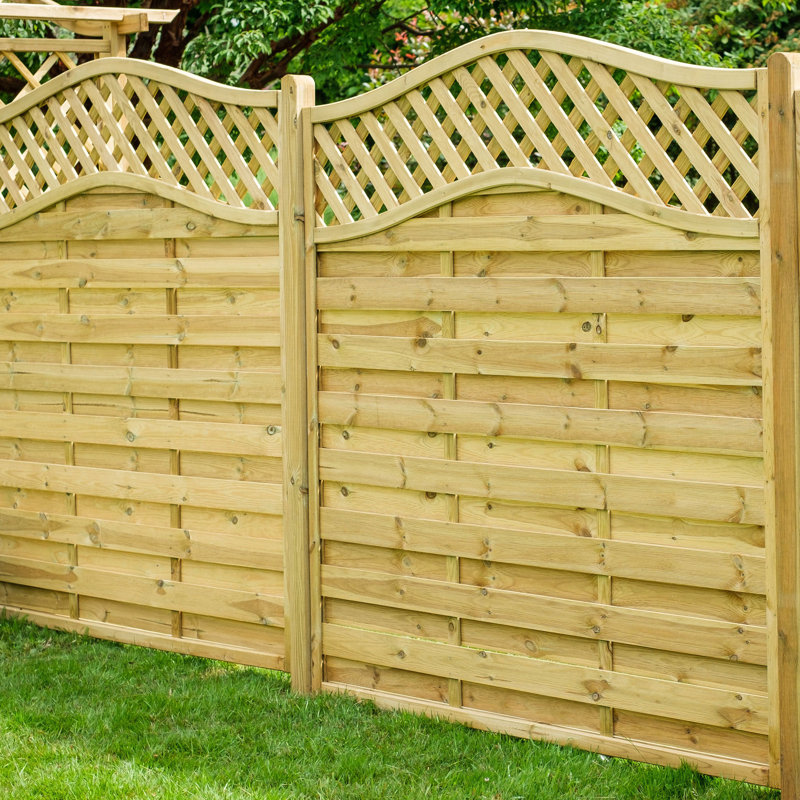 Grange Elite Meloir 1.8 m Fence Panel, 180H x 180W x 4D cm