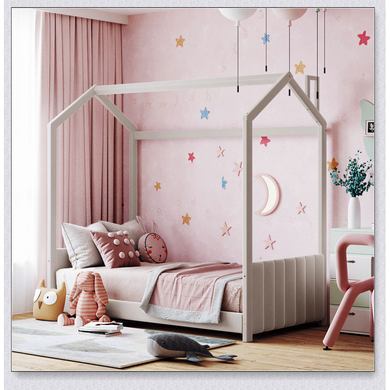 Lit en bois Velvet House, Double