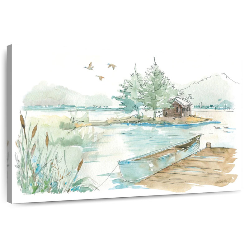 Alvord Lakehouse sur fond blanc
