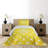 Vibrant Polyester Geometric Shapes Coverlet-522923745