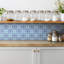 Astasis 50 x 100 cm PVC Tile in Blue